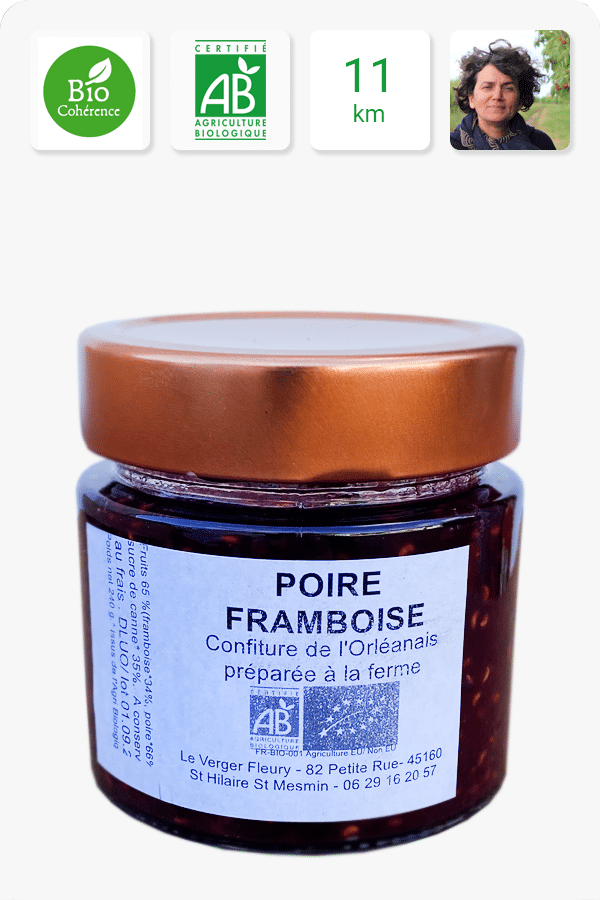 confiture-bio-poire-framboise
